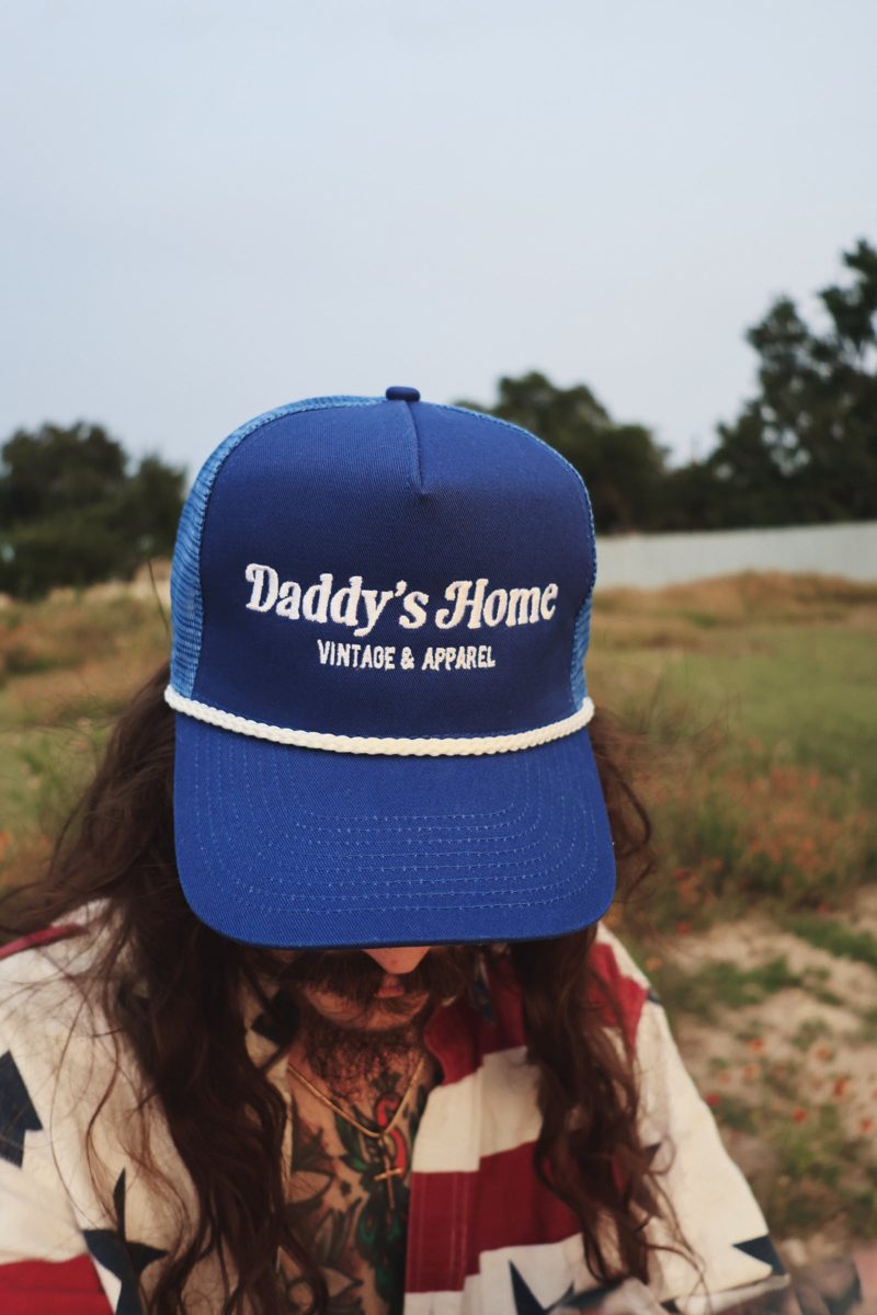 DADDY'S HOME Embroidered Star Logo BLUE TRUCKER