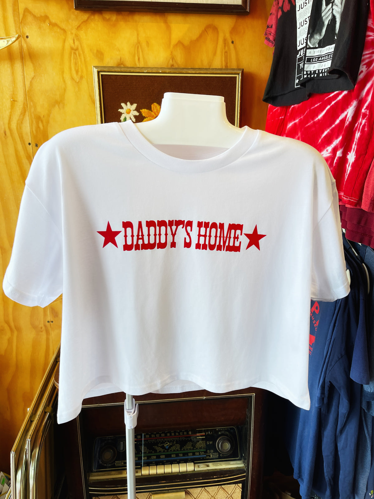 The Star Logo Loose-Fitted Cropped Tee