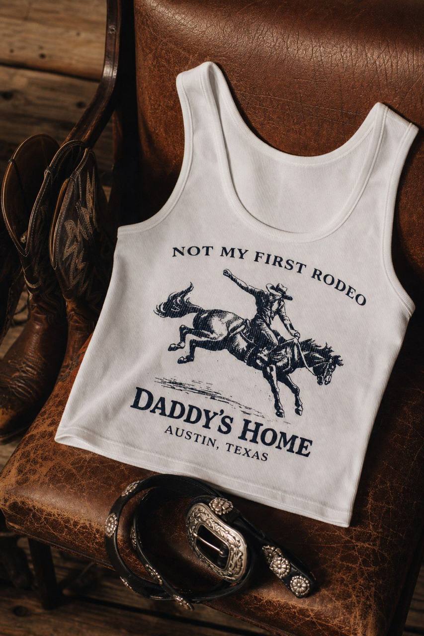 Not My First Rodeo Crop Tee - product photo 2