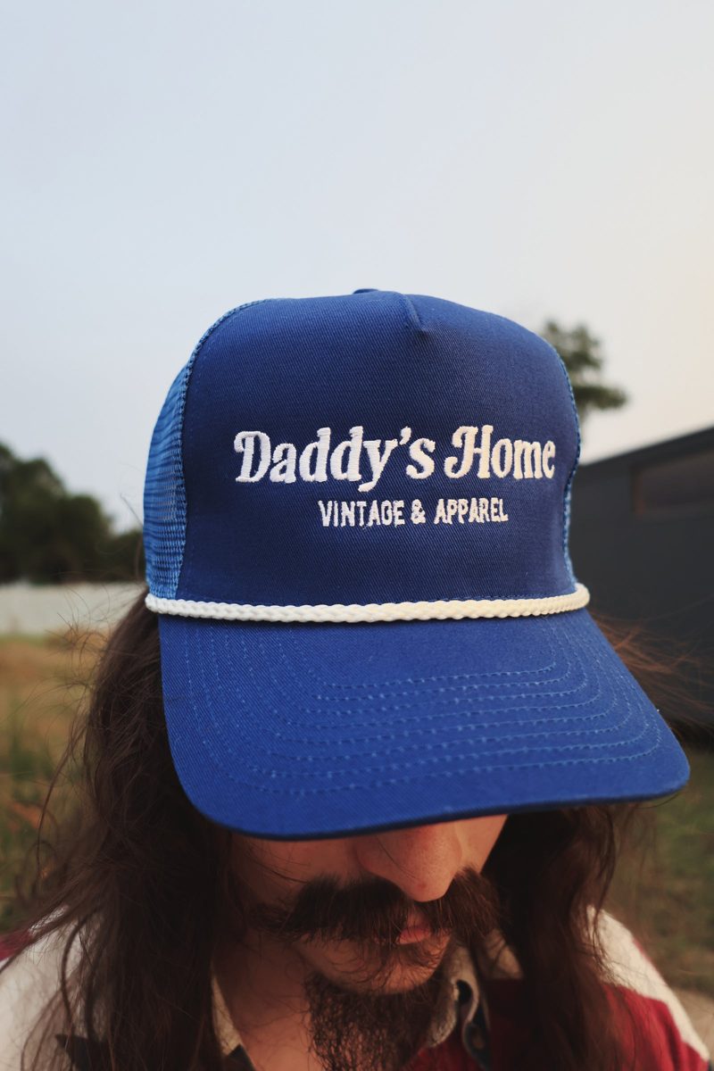 DADDY'S HOME Embroidered Star Logo BLUE TRUCKER