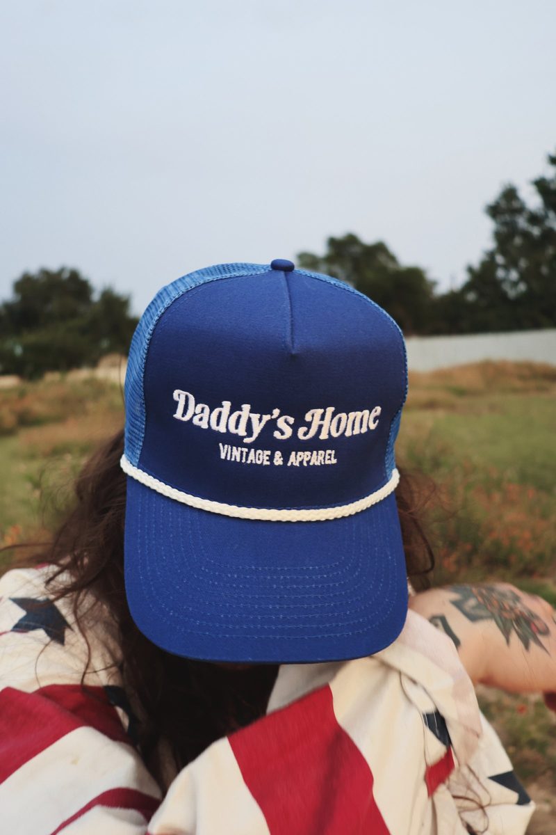 DADDY'S HOME Embroidered Star Logo BLUE TRUCKER