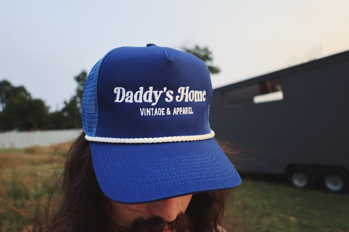 DADDY'S HOME Embroidered Star Logo BLUE TRUCKER